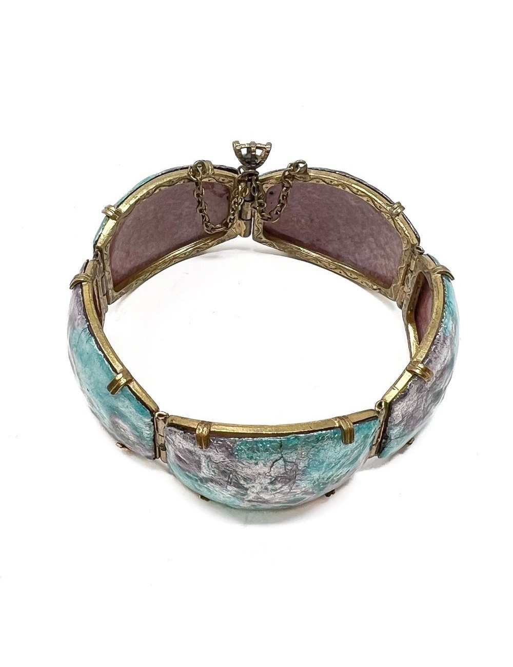 Limoges Enamel 1950s Vintage Bracelet UK