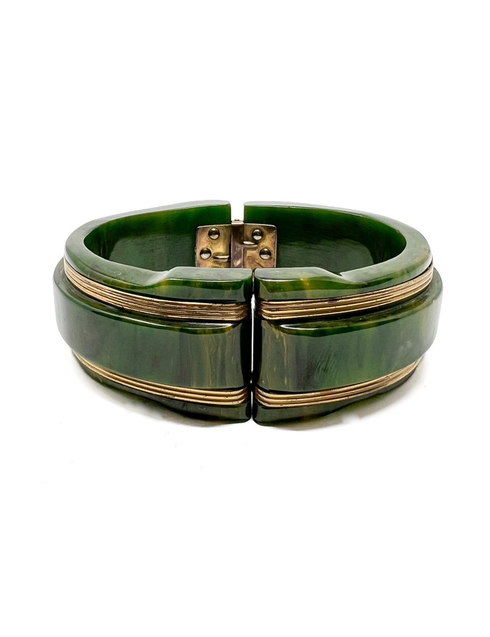 Vintage Art Deco Hinged Bangle deals Bracelet (A300)