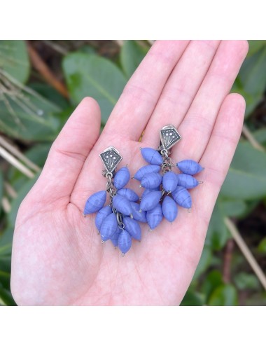 1950s Blue Glass Bead...