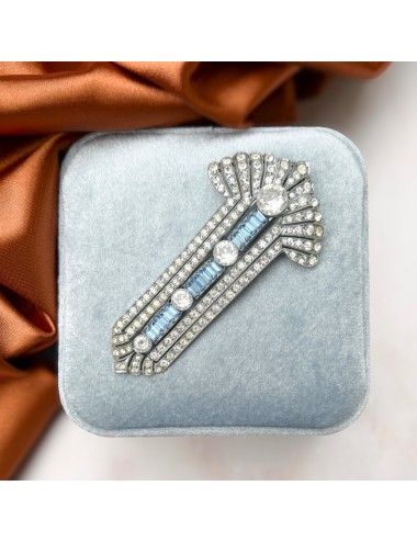 Art Deco 1930s Blue and...