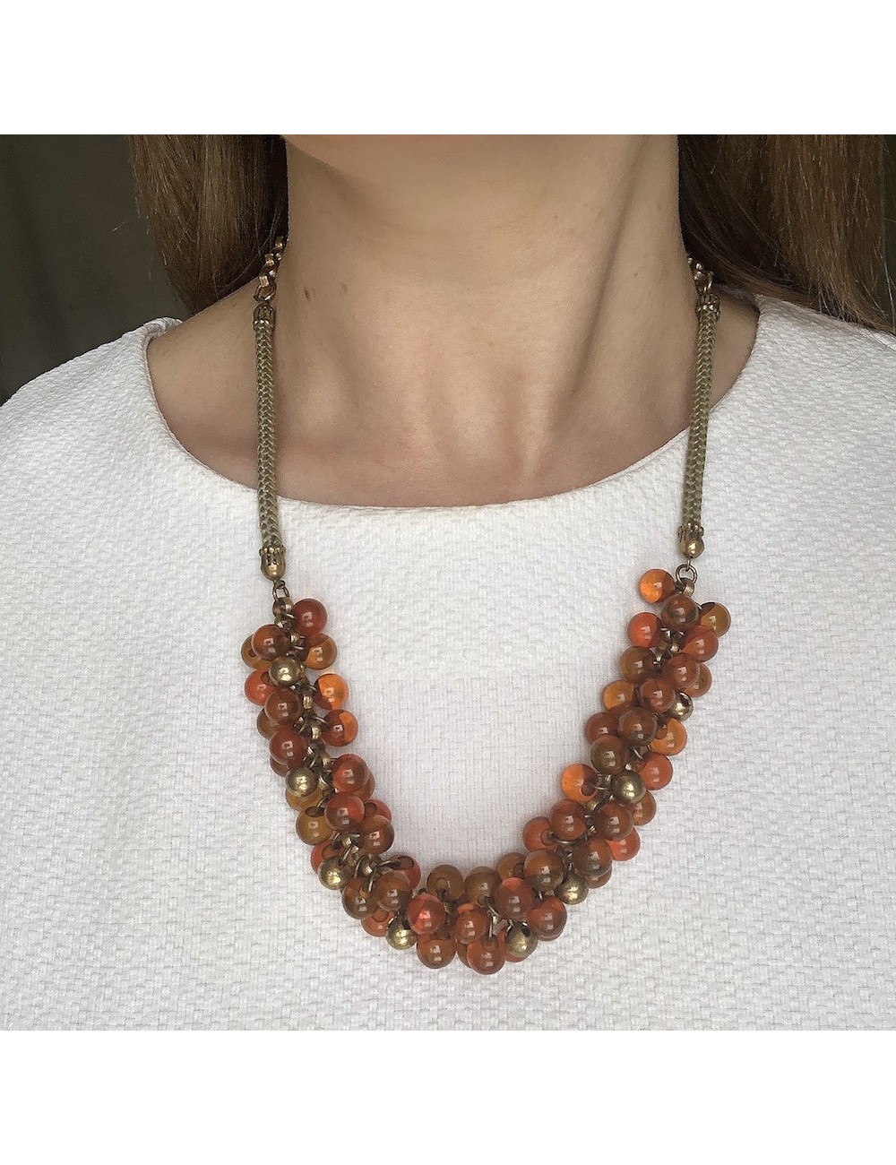 Vintage bakelite online stunning Necklace