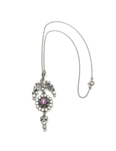 Purple February birthstone amethyst & 18kt gold necklace | Lizzie Mandler |  MATCHES UK